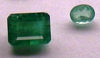 Precious Cut Emeralds